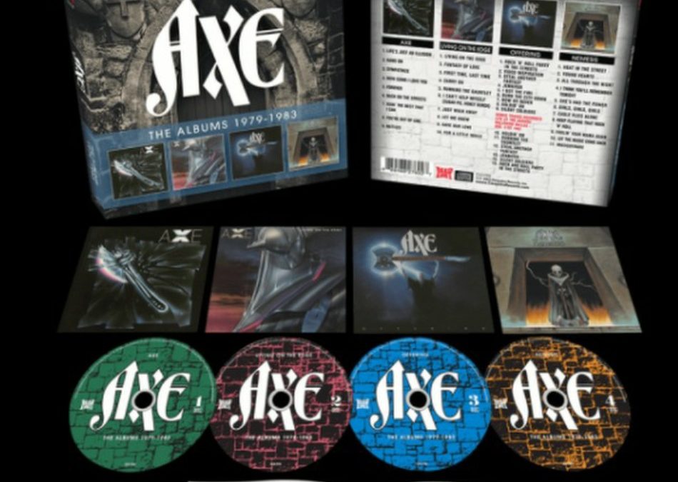 AXE Collect Their First 4 Albums In A Deluxe CD Box Set!
